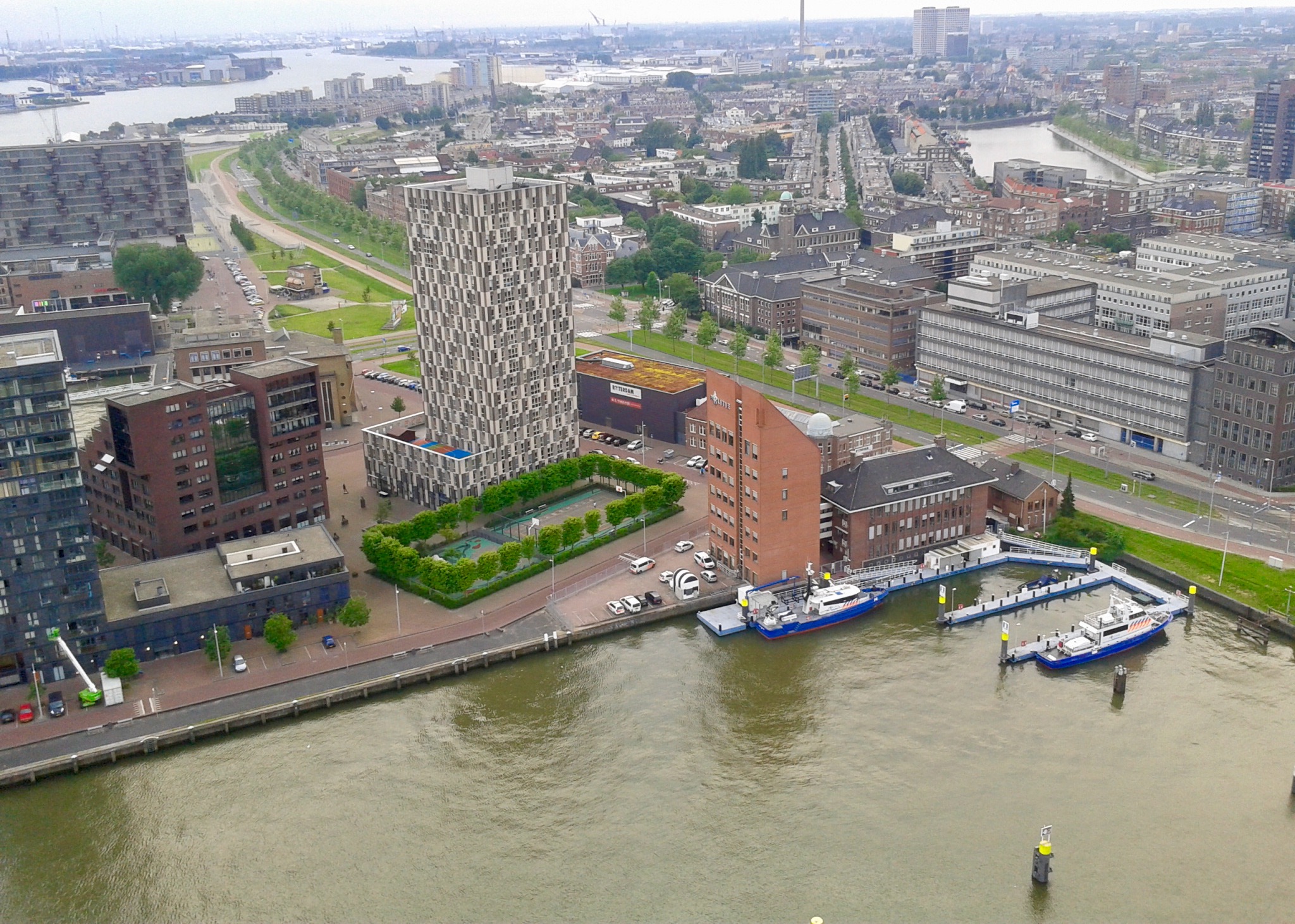 Rotterdam widok z Euromast